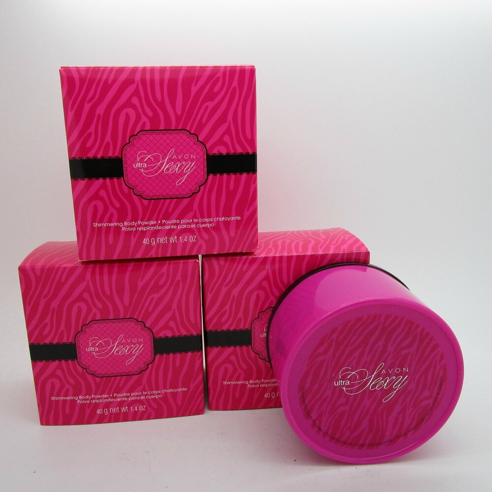 AVON Shimmering Body Powder ULTRA SEXY - Lot of 3